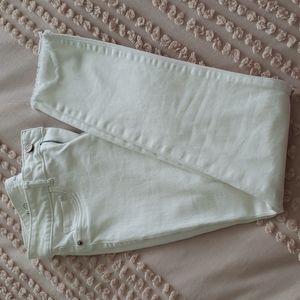 DL1961 White Jeans Farrow Installing Ankle